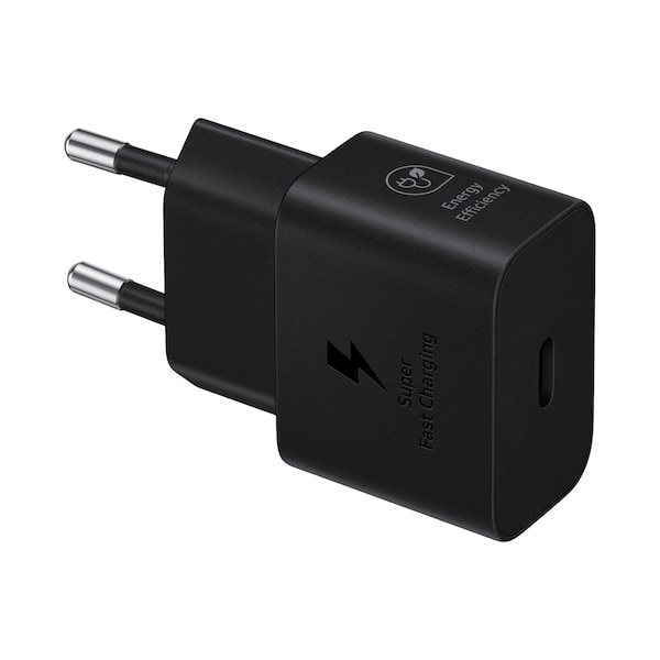 SAMSUNG Schnellladegerät T2510 USB-C 25W mit Datenkabel, Black