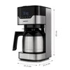 MEDION® LIFE® Kaffeemaschine mit Thermoskanne MD 18458, Timer-Funktion, Tropf-Stopp, 900 Watt, 1,1 Liter Fassungsvermögen, Aromawahlschalter