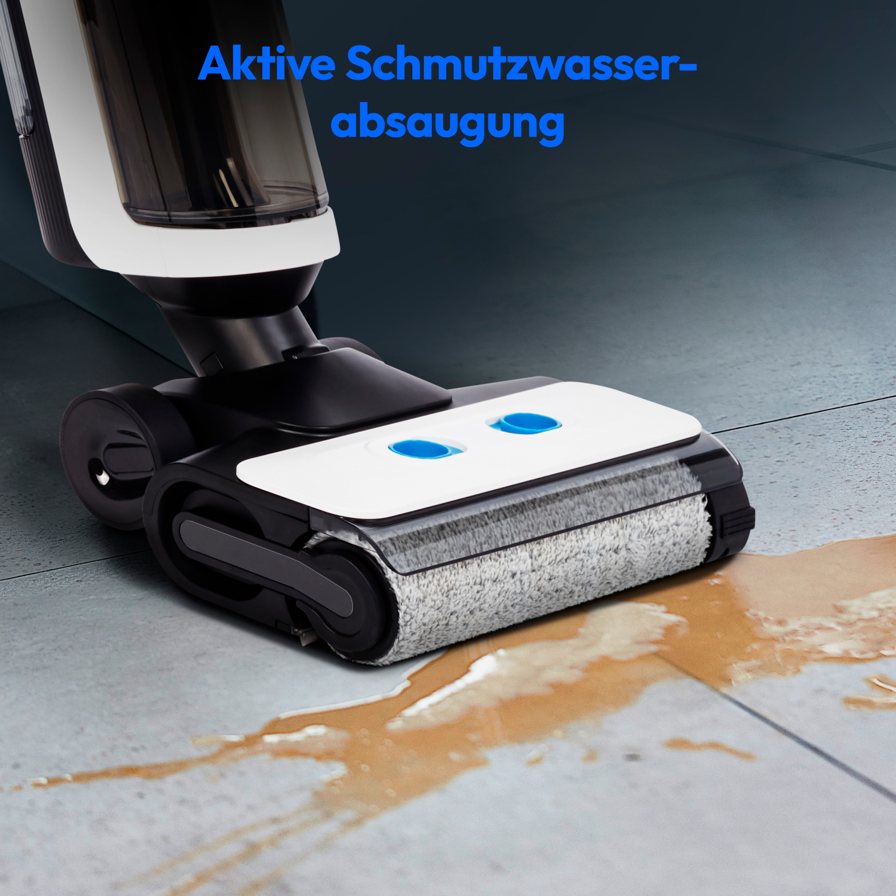 MEDION® LIFE H30 2in1 Nass Trockensauger, getrennter Frischwasser- und Schmutzwassertank, Selbstreinigungs- und Trocknungsfunktion, LED-Display, geeignet für alle Hartböden