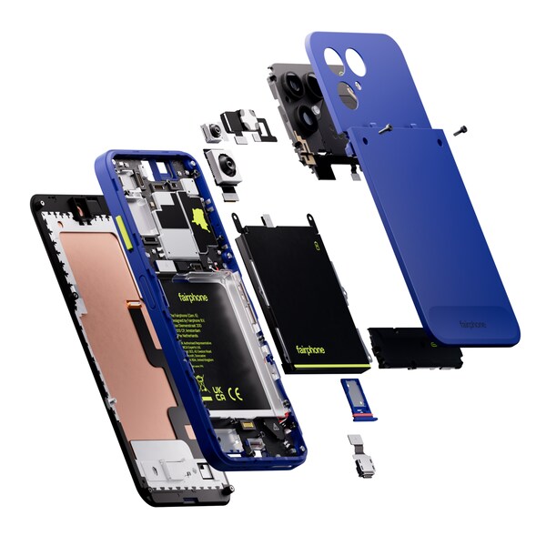 FAIRPHONE (Gen. 6+), 256 GB, Cobald Blue (Model: FP6)