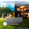 MEDION® LIFE® P61762 Tragbarer Bluetooth® Lautsprecher L, Dual Illuminated & Lightstrip (RGB-Lichteffekte), Bluetooth® 5.3, integrierter Akku mit bis zu 47 Stunden Laufzeit, robustes & mobiles Design, 2 x 25 W RMS