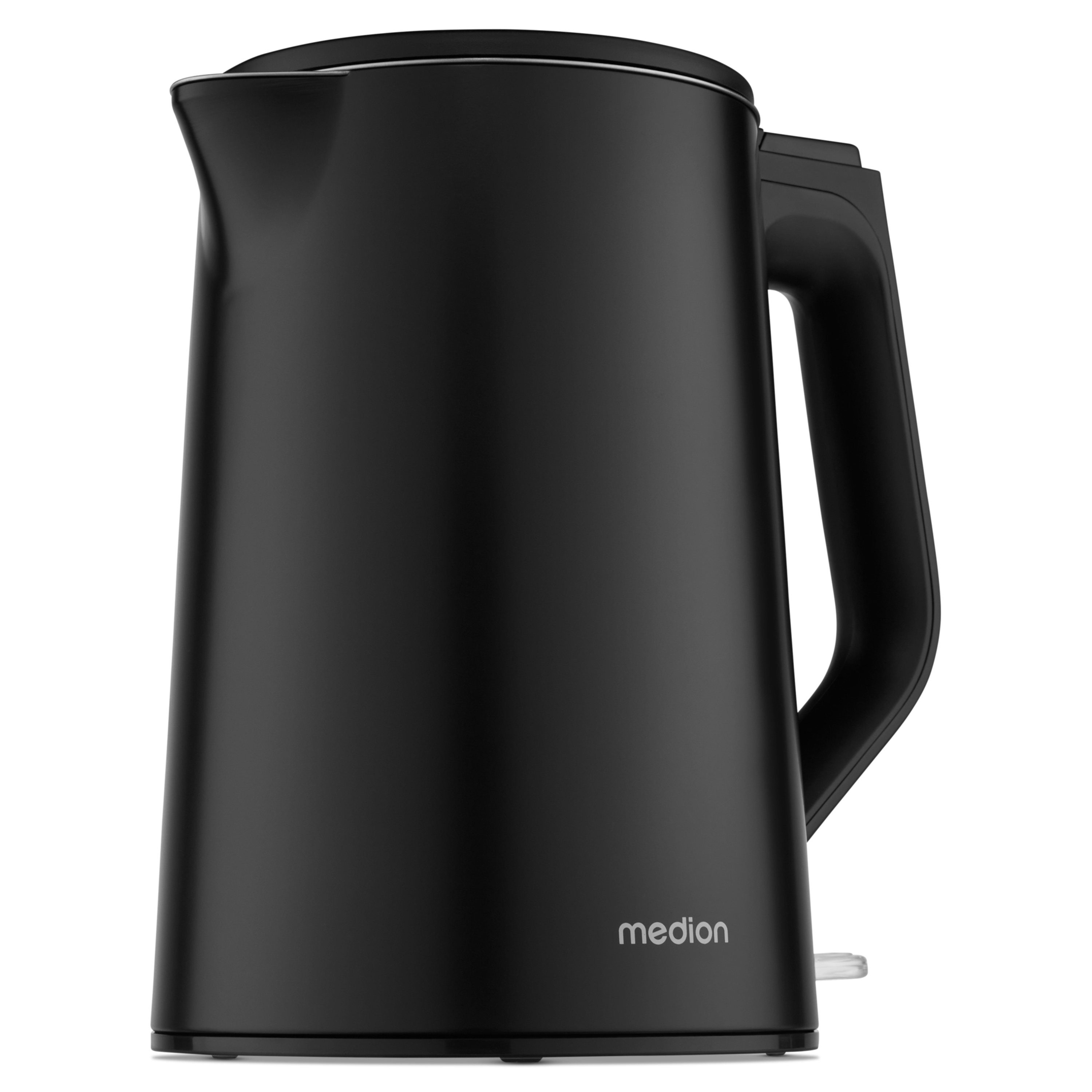 MEDION® LIFE Wasserkocher MD12105,  2.200 Watt Leistung, doppelwandiges gehäuse, 1,5 L Kapazität, Strix Steuerung