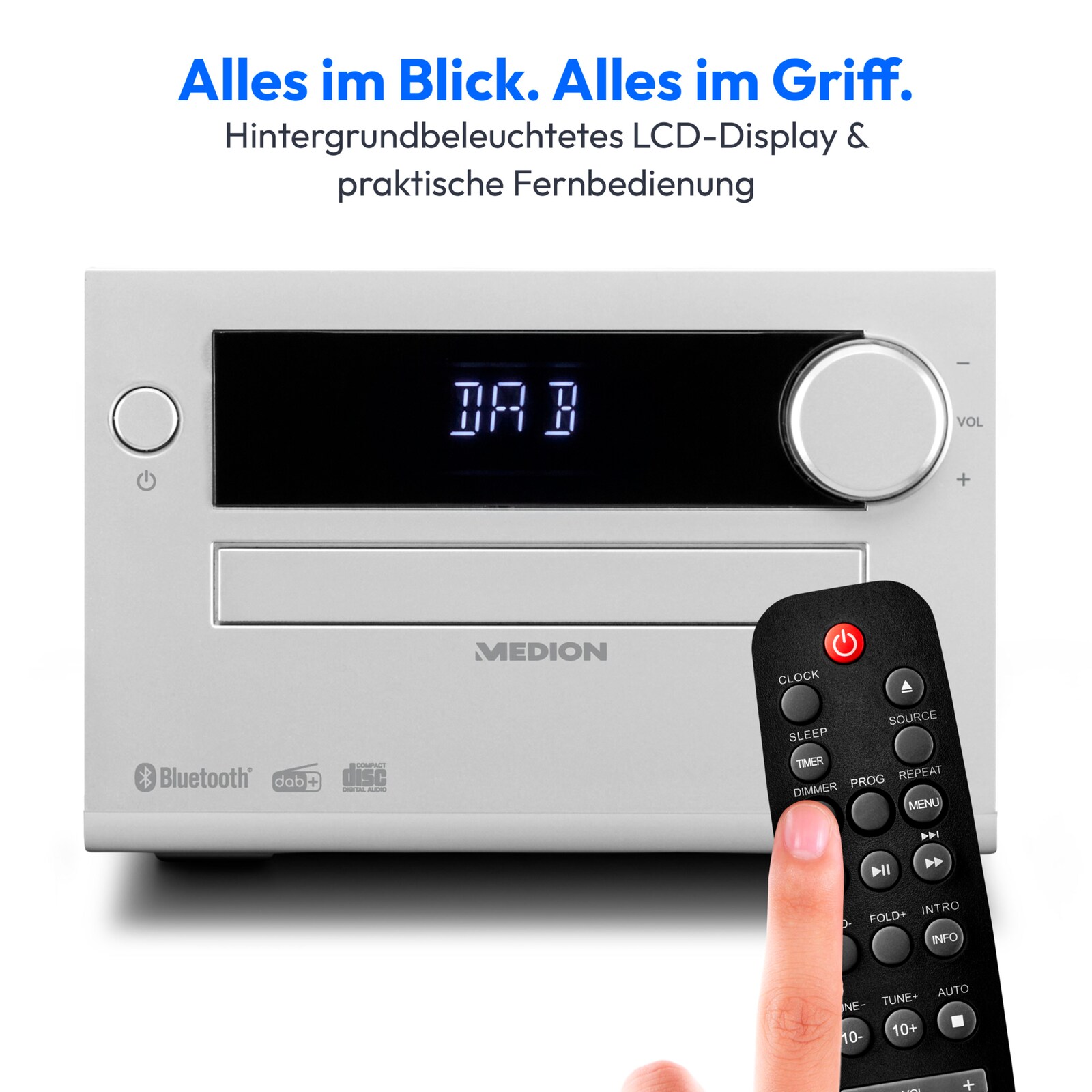 Medion Micro Audio System Mit Dab+ Und Bluetooth Funktion MEDION® LIFE® E64482 Micro-Audio-System | MEDION.DE