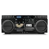 MEDION® LIFE® P66538 Retro-Boombox, DAB+/PLL-UKW Radio, Bluetooth® 5.3 für das Abspielen von Smartphone & Co, CD-Player, Kassettendeck, X-Bass Funktion, 2 x 10 W RMS