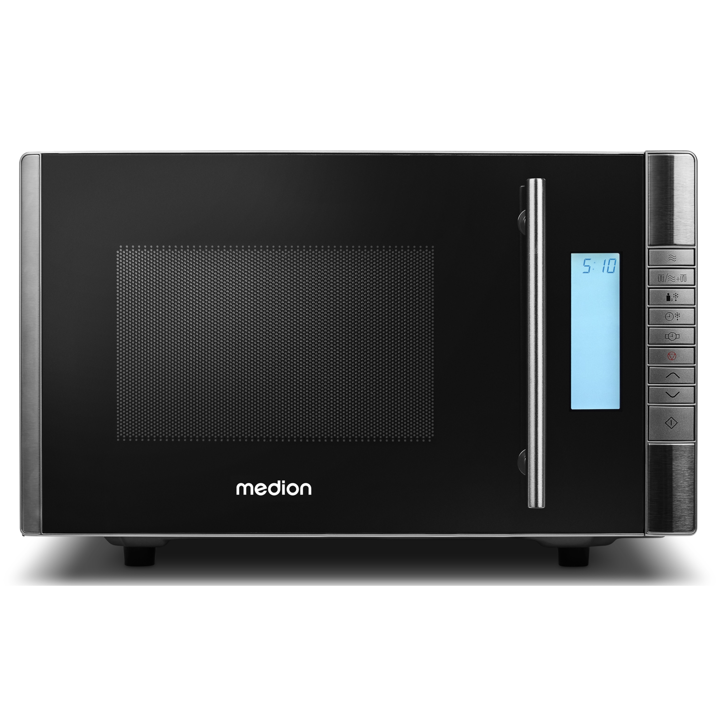 MEDION® LIFE® 2 in1 Mikrowelle MD 14482, Kombination aus Mikrowelle & Grill, 8 Automatikprogramme, 20L Garinnenraum, Auftaufunktion