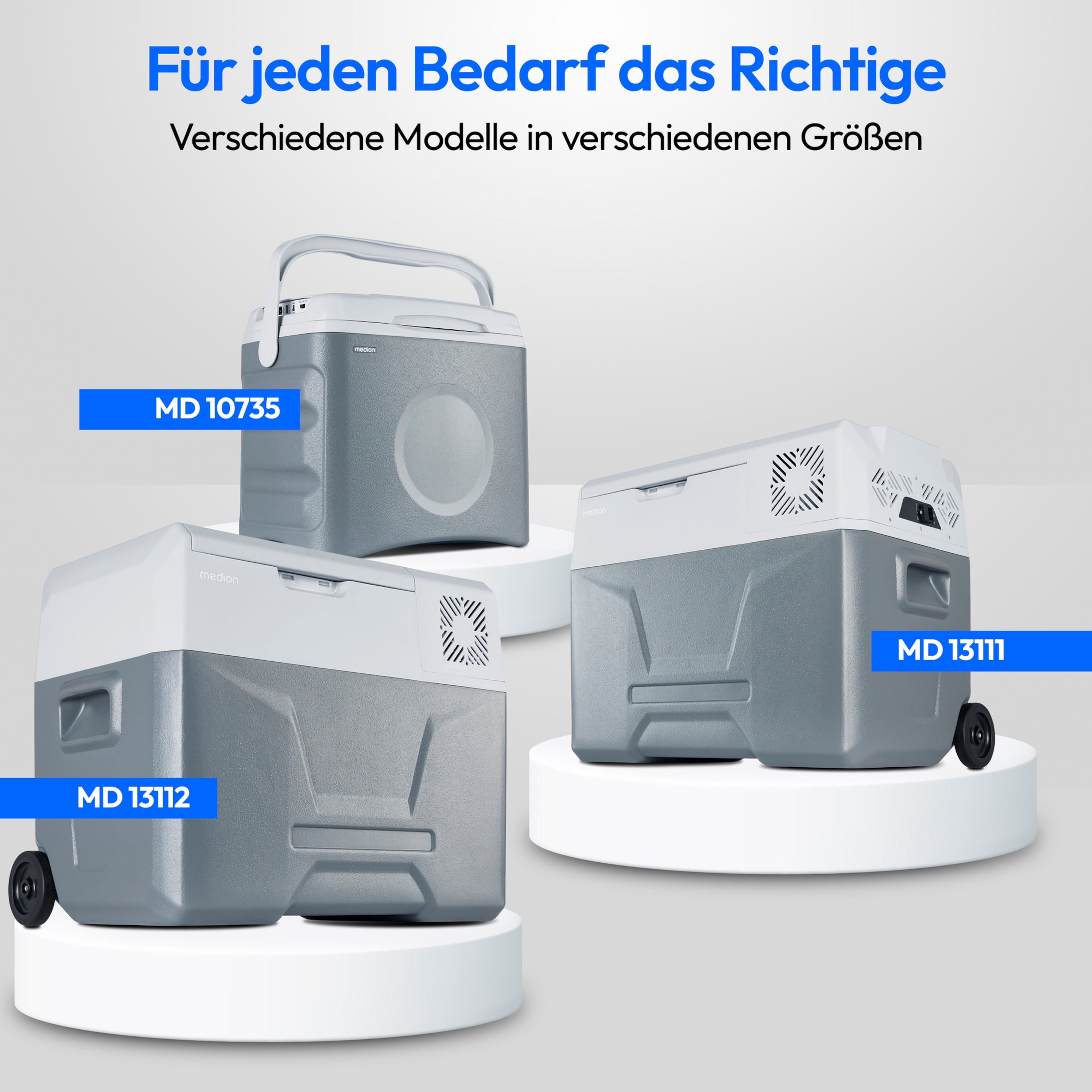 MEDION® LIFE Kühl- und Gefrierbox MD13111, -20°C bis 20°C, mit Kompressor, 60 Watt,  39 L Stauraum, LED Anzeige, Energieeffizenzklasse D