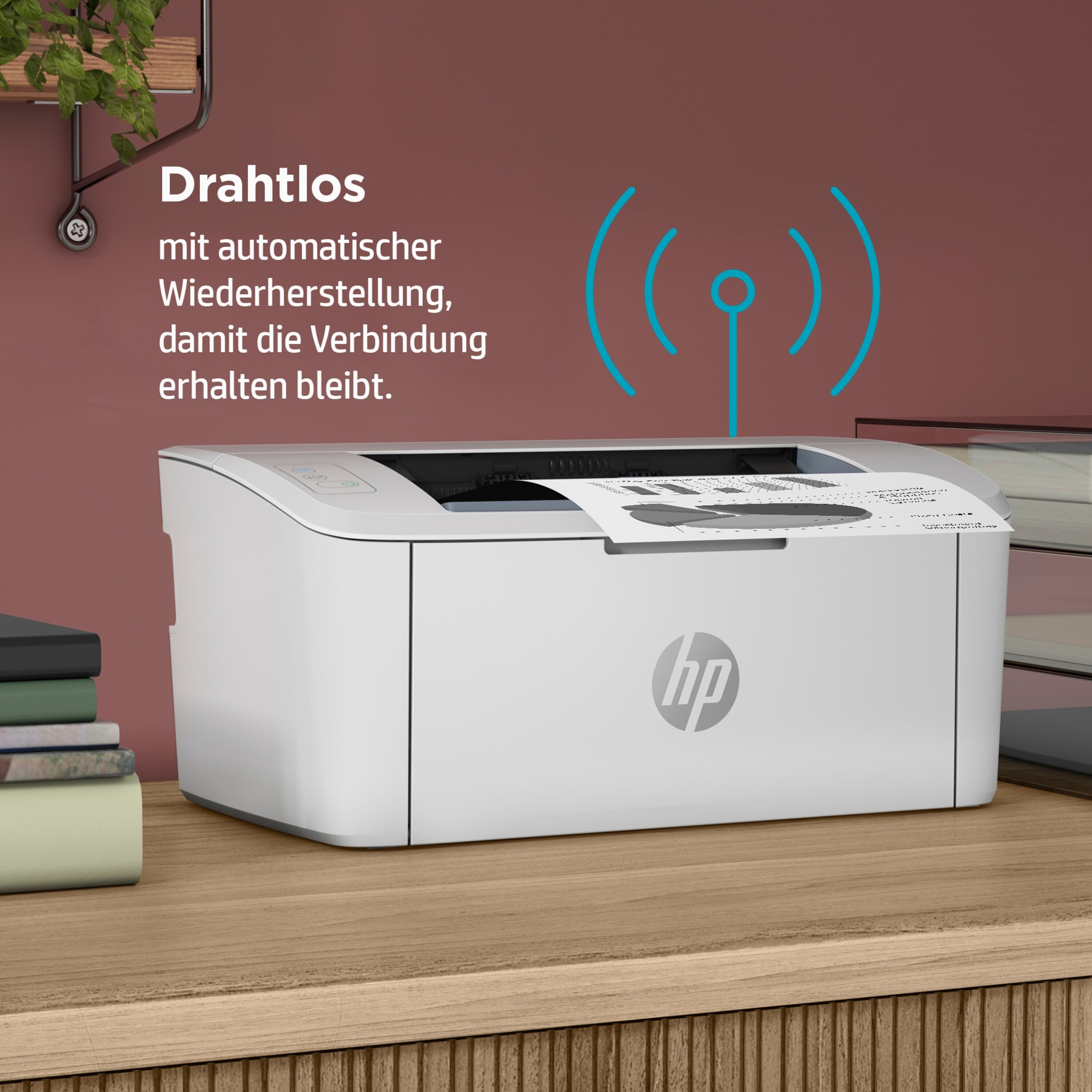 HP HP LaserJet M110we, kleinster Drucker seiner Klasse, Druckgeschwindigkeit von bis zu 20 S./Min, HP Smart-App, intuitiv und benutzerfreundlich