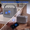 MEDION® LIFE BXO-1 Bluetooth® Lautsprecher grau, 2 x 15W RMS, integrierter Akku mit bis zu 15 Stunden Laufzeit, Bluetooth® 5.3, robustes & mobiles Design