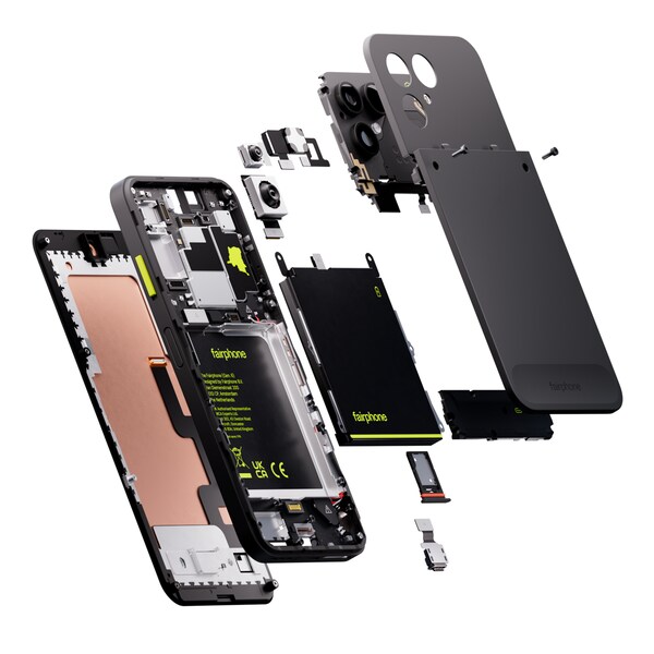 FAIRPHONE (Gen. 6+), 256 GB, Horizon Black (Model: FP6)