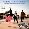 MEDION® LIFE® P66538 Retro-Boombox, DAB+/PLL-UKW Radio, Bluetooth® 5.3 für das Abspielen von Smartphone & Co, CD-Player, Kassettendeck, X-Bass Funktion, 2 x 10 W RMS