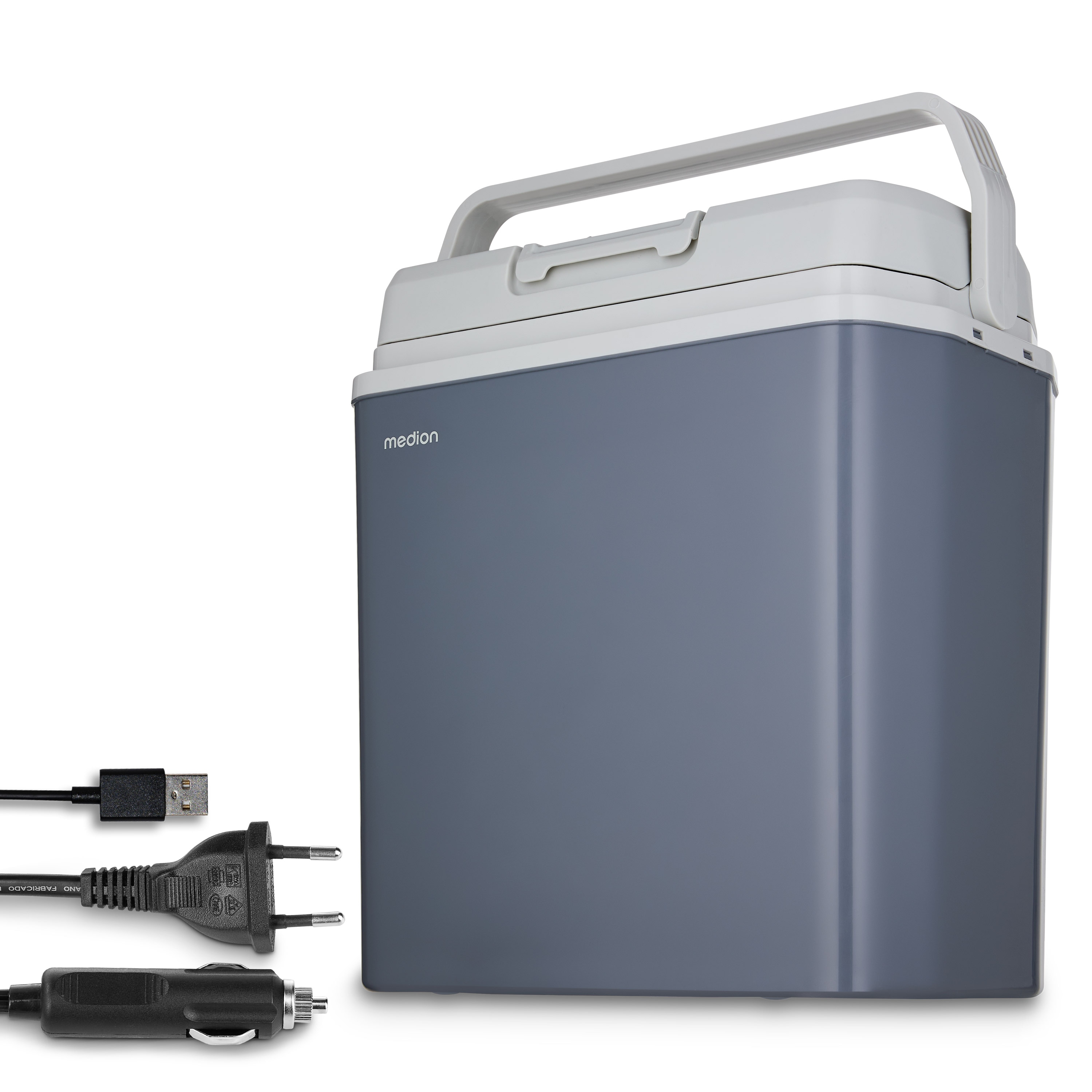 MEDION® LIFE Kühlbox mit Wärmefunktion MD13011, Kühl und Warmhaltefunktion, 20 L Kapazität, 5V-USB-Anschluss,