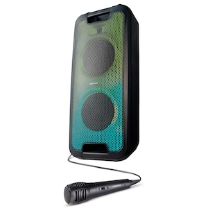 MEDION® LIFE® E61400 partyspeaker | LC-display | Bluetooth 5.0 | Karaoke | Eenvoudig te transporteren | 2 x 22 W RMS