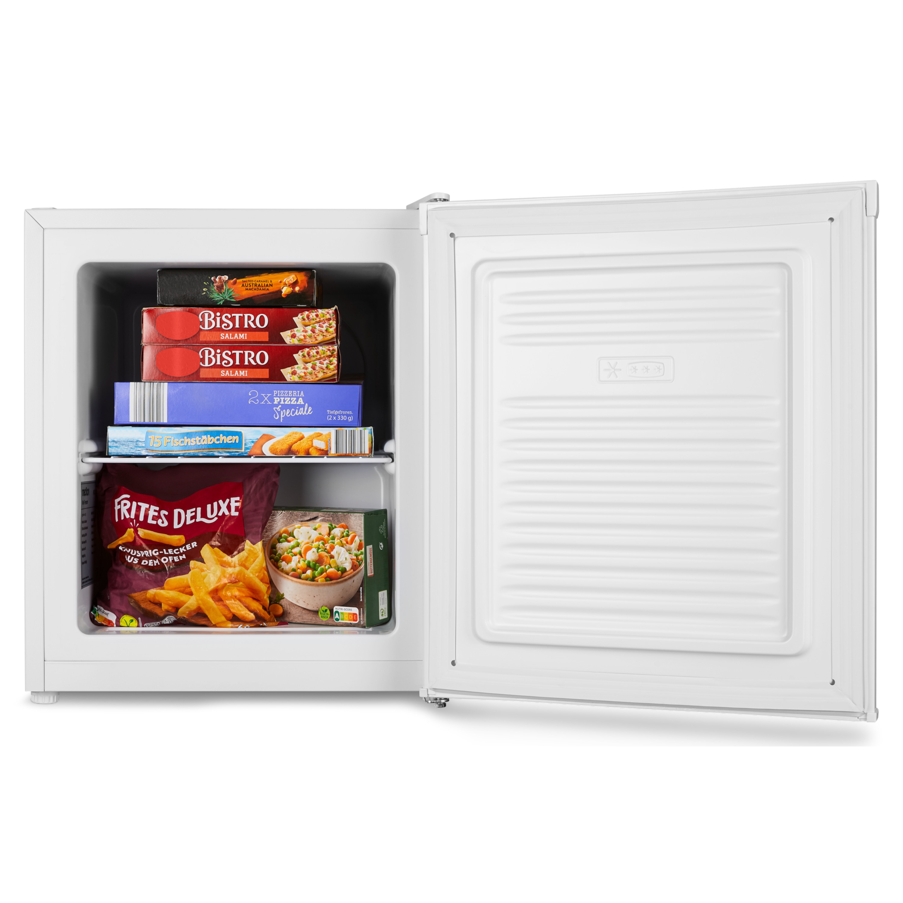 MEDION® LIFE® Mini-Gefrierschrank MD 37675, 33 L Nutzinhalt, Gefrierkapazität 2,4 kg/24 Std., manuelle Temperatureinstellung, Griffmulde