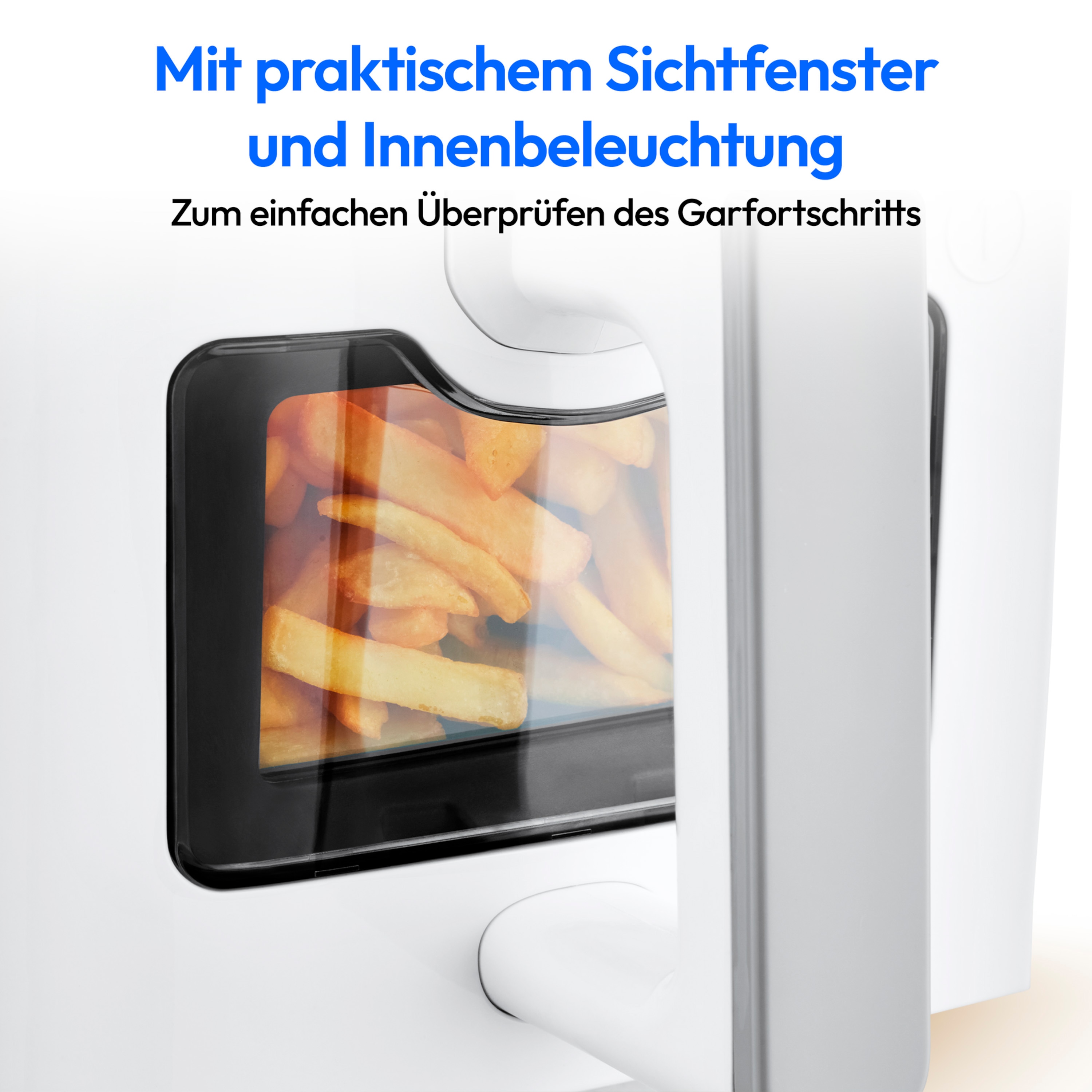 MEDION® LIFE® P20 XXL Twin Doppelzonen-Heißluftfritteuse MD 11760, 100 Rezepte in der Life+ App, 2 separate Garzonen, 9 Automatikprogramme, 8,7 L Gesamt-Nutzinhalt, 2.600 Watt, Temperatur einstellbar bis 200 °C