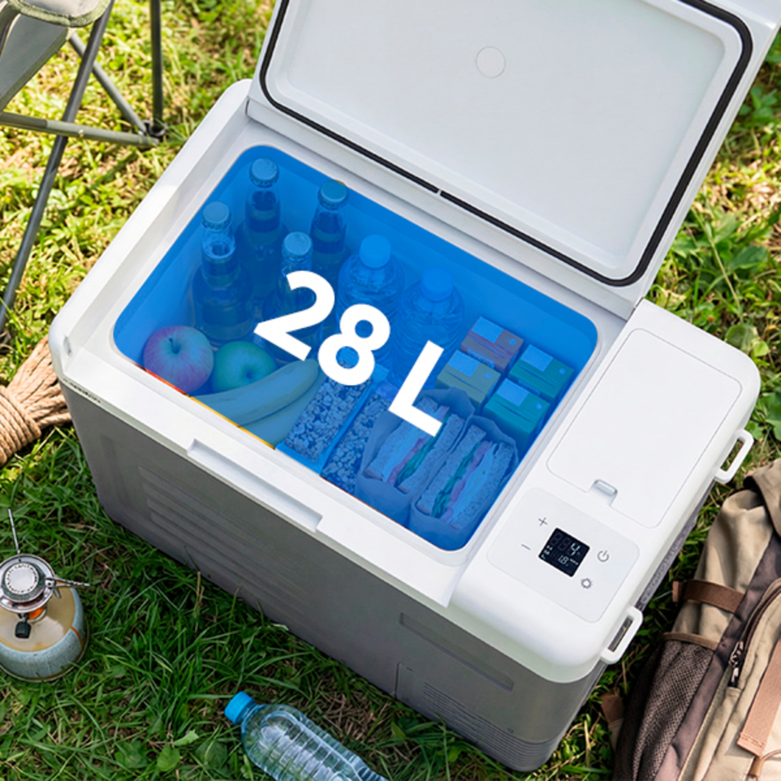 Großzügige 28 Liter Stauraum für jede Situation