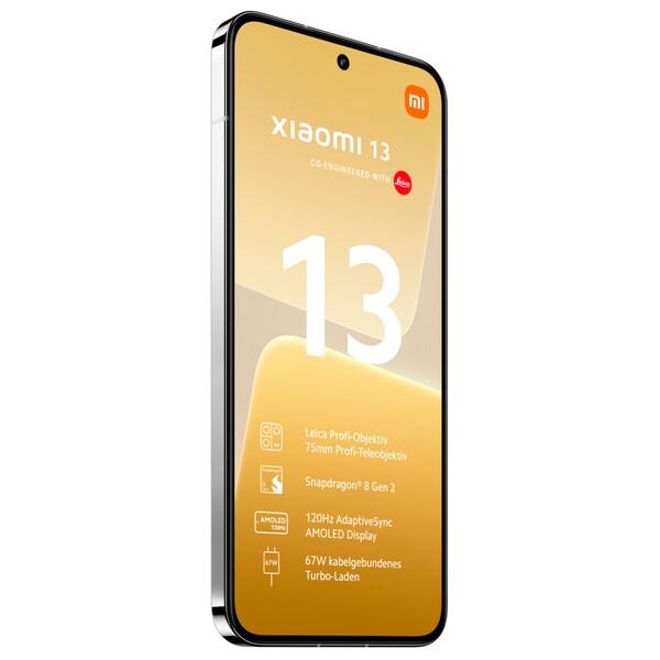 XIAOMI 13, 5G, 256 GB, 8 GB RAM, Weiß