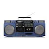 MEDION® LIFE P66538 Retro-Boombox blau, DAB+/PLL-UKW Radio, Bluetooth® 5.3 für das Abspielen von Smartphone & Co, CD-Player, Kassettendeck, X-Bass Funktion, 2 x 10 W RMS