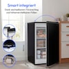 MEDION® LIFE Gefrierschrank MD370018 Schwarz, 85 L Nutzinhalt, 3 Türfächer, manuelle Abtauung, Temperaturbereich 0–5 °C, Energieklasse C, leiser Kompressorbetrieb (39 dB), wechselbarer Türanschlag