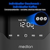 MEDION® LIFE® Kaffeemaschine mit Thermoskanne MD 18458, Timer-Funktion, Tropf-Stopp, 900 Watt, 1,1 Liter Fassungsvermögen, Aromawahlschalter