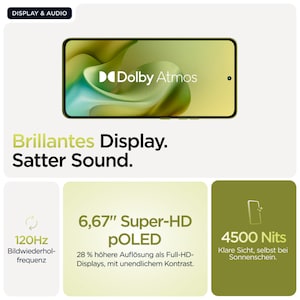 MOTOROLA moto g86 5G, 256 GB, Golden Cypress