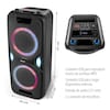 MEDION® LIFE® P67038 Partylautsprecher, PLL-UKW Radio, Bluetooth® 5.0, satter Sound, verschiedene Lichteffekte, X-Bass Bassanhebung, inkl. Mikrofon, 2 x 22 W RMS Ausgangsleistung