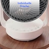 MEDION® LIFE P20 DF Tischventilator (MD 100141), 7 Geschwindigkeitsstufen, 28 Watt Leistung, zuschaltbare Schwenkfunktion, inkl. magnetischer Fernbedienung