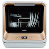 MEDION® LIFE® Mini-Geschirrspüler DWT20 (MD37763), für 2 Gedecke, 6 Reinigungsprogramme, Startzeitvorwahl