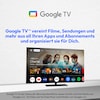 MEDION® LIFE MD 843400 Google TV™, 108 cm (43'') Ultra HD, HDR, Dolby Vision®, MEMC, PVR ready, Netflix, Amazon Prime Video, Bluetooth®, Dolby Atmos, DTS Virtual X, DTS X, HD Triple Tuner, CI+ Schnittstelle