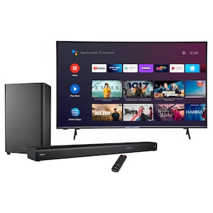 MEDION® LIFE® X15525 138,8 cm (55'') Ultra HD Android TV + 3.1.2 Dolby Atmos® Soundbar P64377 - Artikelset