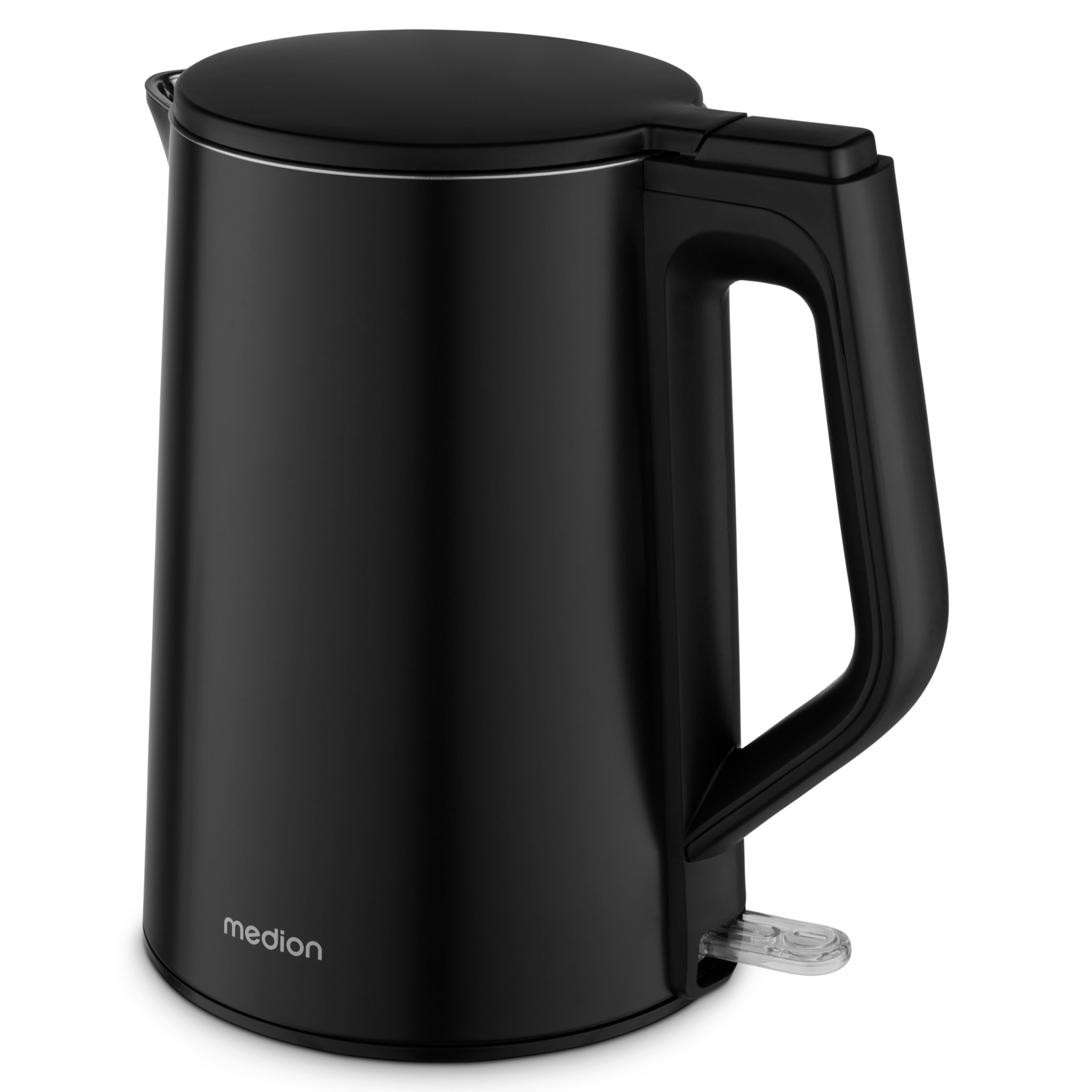 MEDION® LIFE Wasserkocher MD12105,  2.200 Watt Leistung, doppelwandiges gehäuse, 1,5 L Kapazität, Strix Steuerung