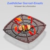 MEDION® LIFE® P10 XL Duo matt Heißluftfritteuse MD 11750, 100 Rezepte in der Life+ App, mit 2 Heizelementen, 2.150 W Gesamtleistung, ölfreies Frittieren, 9 Automatikprogramme, 6,8 L Nutzinhalt