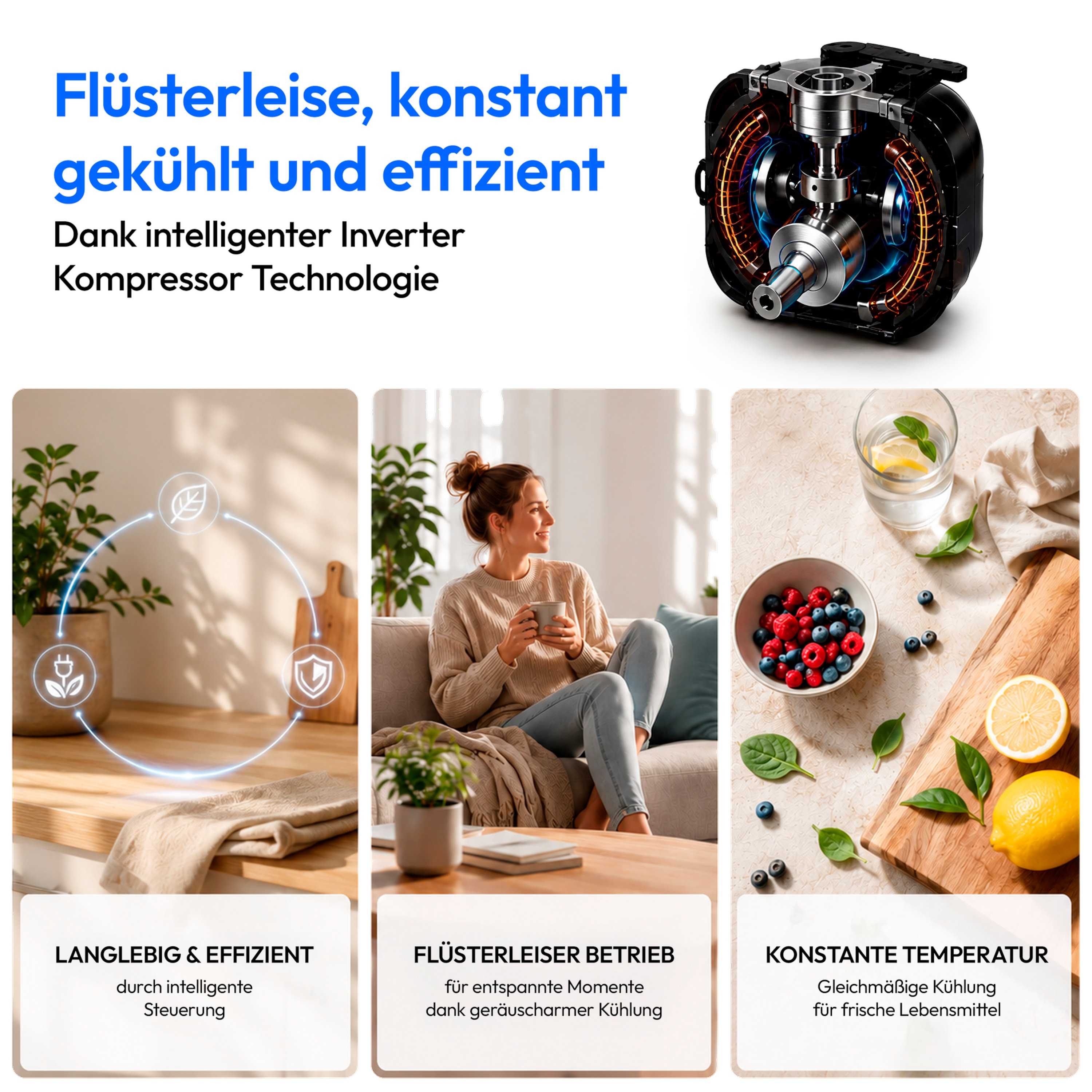 MEDION® LIFE Kühlschrank mit Eiswürfelfach MD 370033 Anthrazit, 90 L Gesamt-Nutzinhalt (Kühlteil 80 L & Eiswürfelfach 10 L), wechselbarer Türanschlag, geringer Geräuschpegel