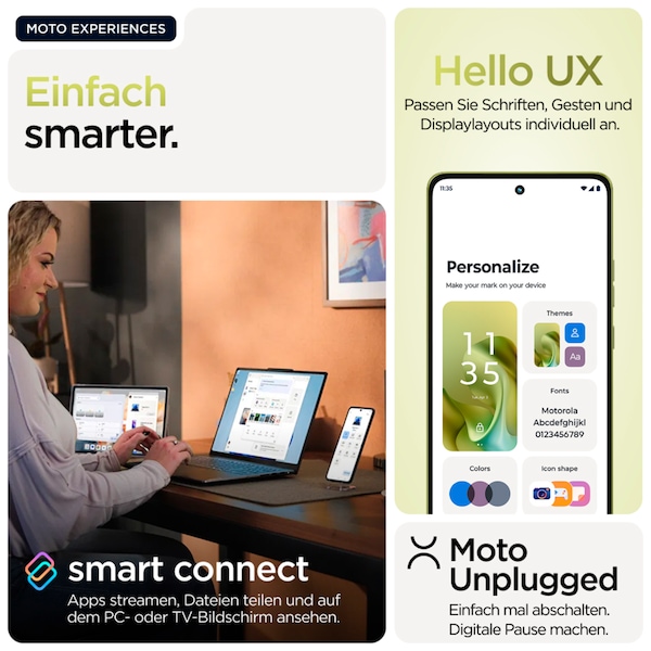 MOTOROLA moto g86 5G, 256 GB, Golden Cypress