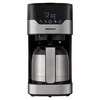 MEDION® Kaffeemaschine mit Thermoskanne MD 18458, Timer-Funktion, Tropf-Stopp, 900 Watt, 1,2 Liter Fassungsvermögen, Aromawahlschalter