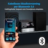MEDION® LIFE® P64014 Micro-Audio-System mit DAB+ und Bluetooth®, CD/MP3-Player, USB, PLL UKW Radio, 2 x 15 W RMS
