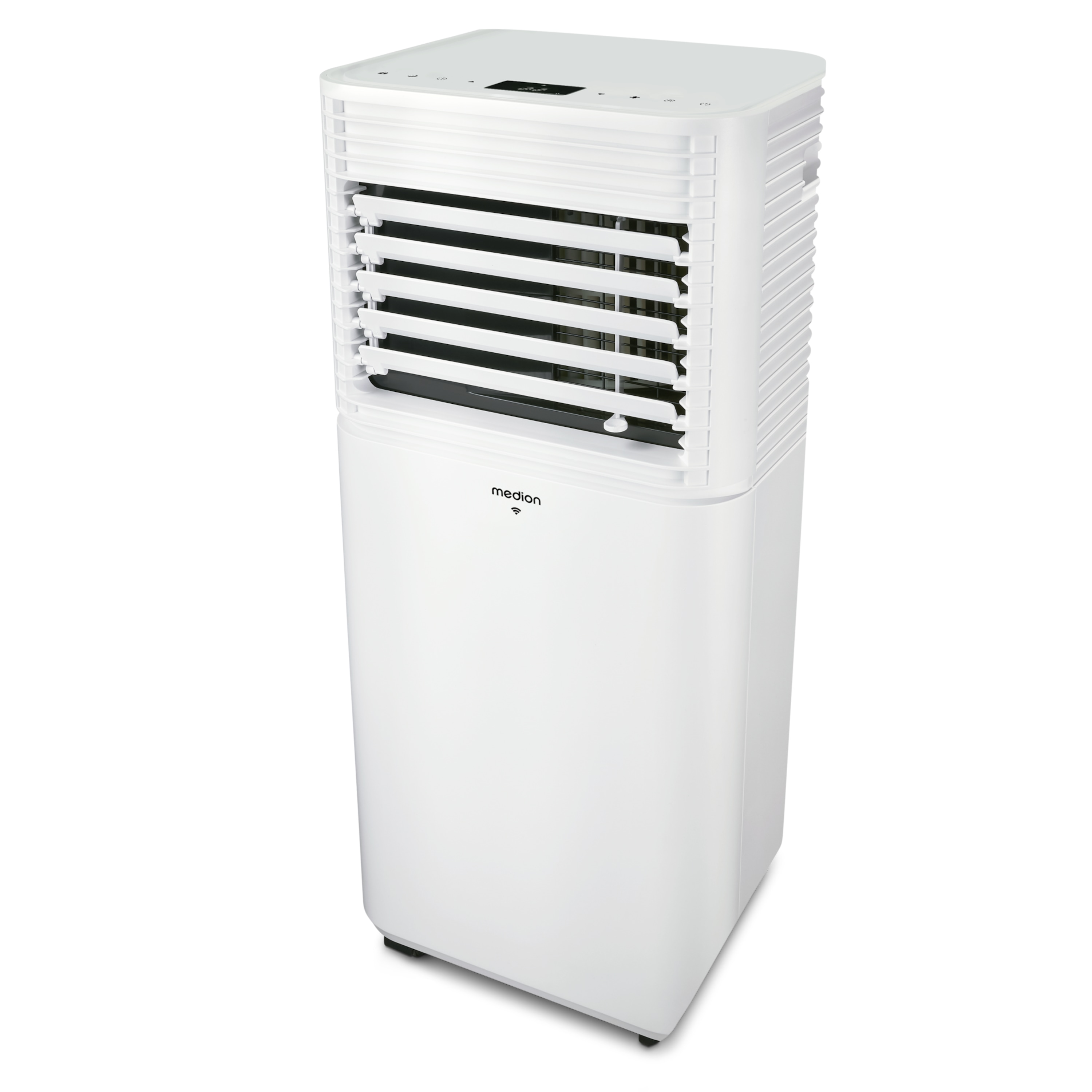 MEDION® LIFE® P701 Klimaanlage (MD 37672), Kühlen, Entfeuchten und Ventilieren, Kühlleistung 7.000 BTU, Kühlmittel R290, max. 25m², App- und Sprachsteuerung, Inkl. Fenster-Kit
