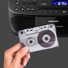 MEDION® LIFE® E64070, CD-Kassetten-Radio mit MP3-Wiedergabe, PLL-UKW Radio, USB Anschluss, CD-R/RW kompatibel, AUX, 2 x 30 W max. Musikausgangsleistung