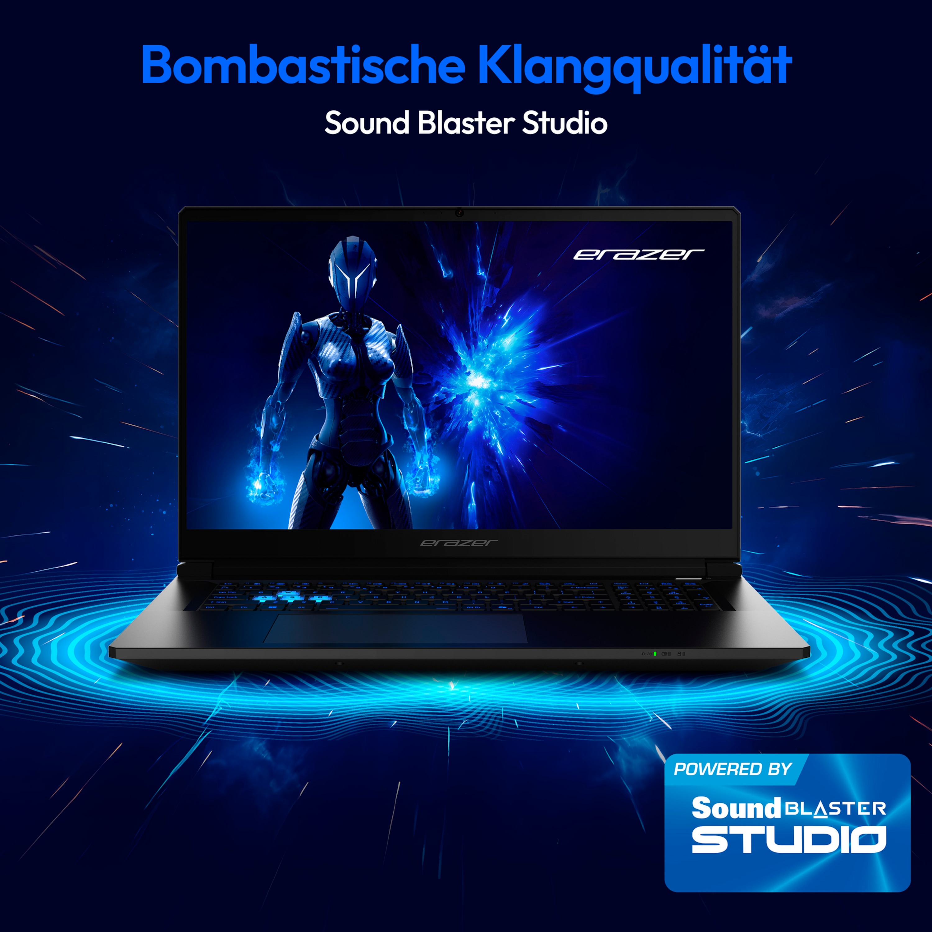 MEDION® ERAZER Defender 17 P1 Core Gaming Laptop, Intel® Core™ i7 13620H, Windows 11 Home, 43,9 cm (17,3") FHD Display mit 144 Hz, NVIDIA® GeForce RTX™ 5060, 2 TB SSD, 32 GB RAM