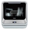 MEDION® LIFE® Mini-Geschirrspüler DWT20 (MD37763), für 2 Gedecke, 6 Reinigungsprogramme, Startzeitvorwahl