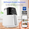 MEDION® LIFE HeißluftFritteuse P40 L (MD13030), 100 Rezepte in der Life+ App¹, Touch-Sensor- Bedienfeld, 4,7 Liter Fassungsvermögen, 8 Automatikprogramme,1.500 Watt, 60 min. Timer, 100