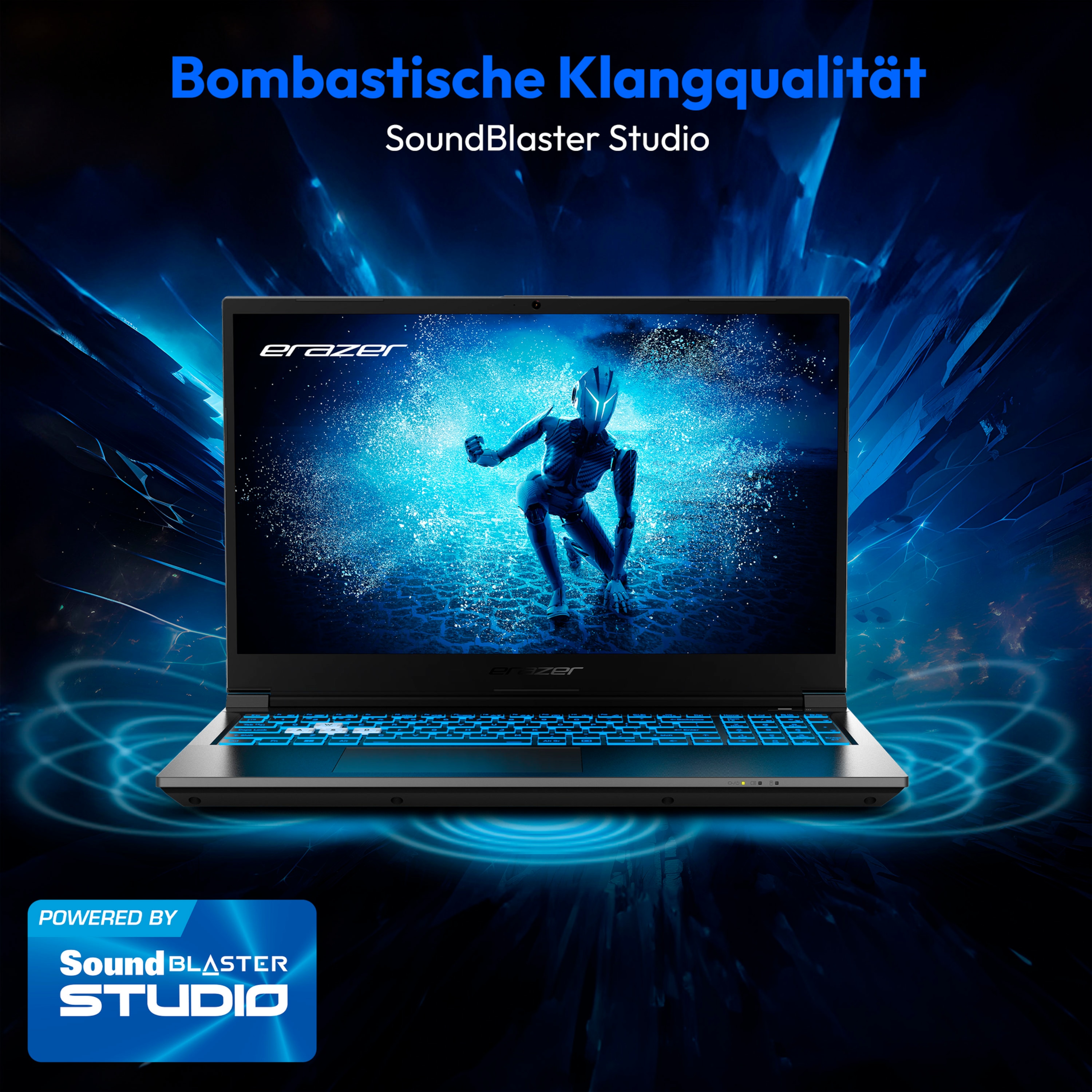 MEDION® ERAZER Deputy P60 Core Gaming Laptop, Intel® Core™ i9-13900H, Windows 11 Home, 39,6 cm (15,6'') FHD Display mit 144 Hz, NVIDIA® GeForce RTX™ 4070, 1 TB SSD, 16 GB RAM