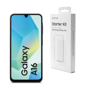 SAMSUNG Galaxy A16 LTE, 128 GB, Black + Zubehörset Cover & Schutzfolie