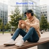 MEDION® Over Ear-Kopfhörer LIFE HX-1 Pure schwarz , bis zu 100 Stunden Akkulaufzeit, 3 EQ-Presets + 1 App-Preset, Bluetooth® 5.4 wireless technology, IPX4 Spritzwasserschutz