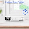 MEDION® LIFE® P66750 DAB+ Premium Küchenradio, 6,1 cm (2,4'') TFT-Farbdisplay, DAB+/PLL-UKW Radio, Bluetooth® 5.0, LED-Beleuchtung, 2 x 3 W RMS