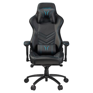 MEDION® ERAZER® X89410 Chaise de jeu | Élégante et confortable | Look sportif et matériaux de qualité | avec 2 coussins pour le dos et la tête