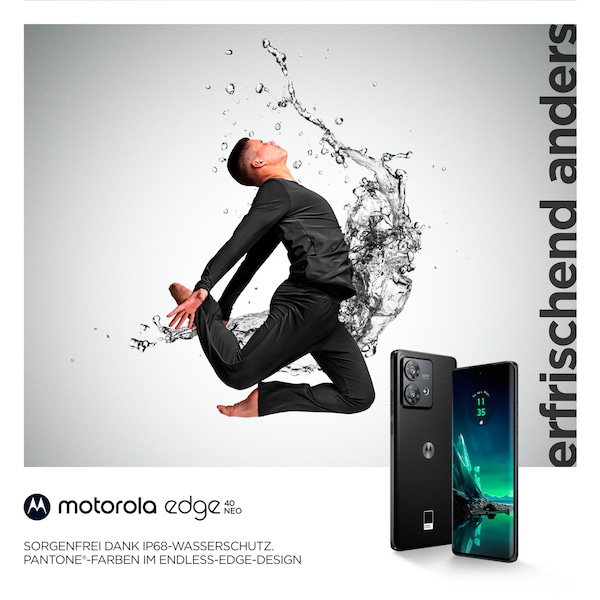 MOTOROLA edge 40 Neo, 256 GB, Black Beauty