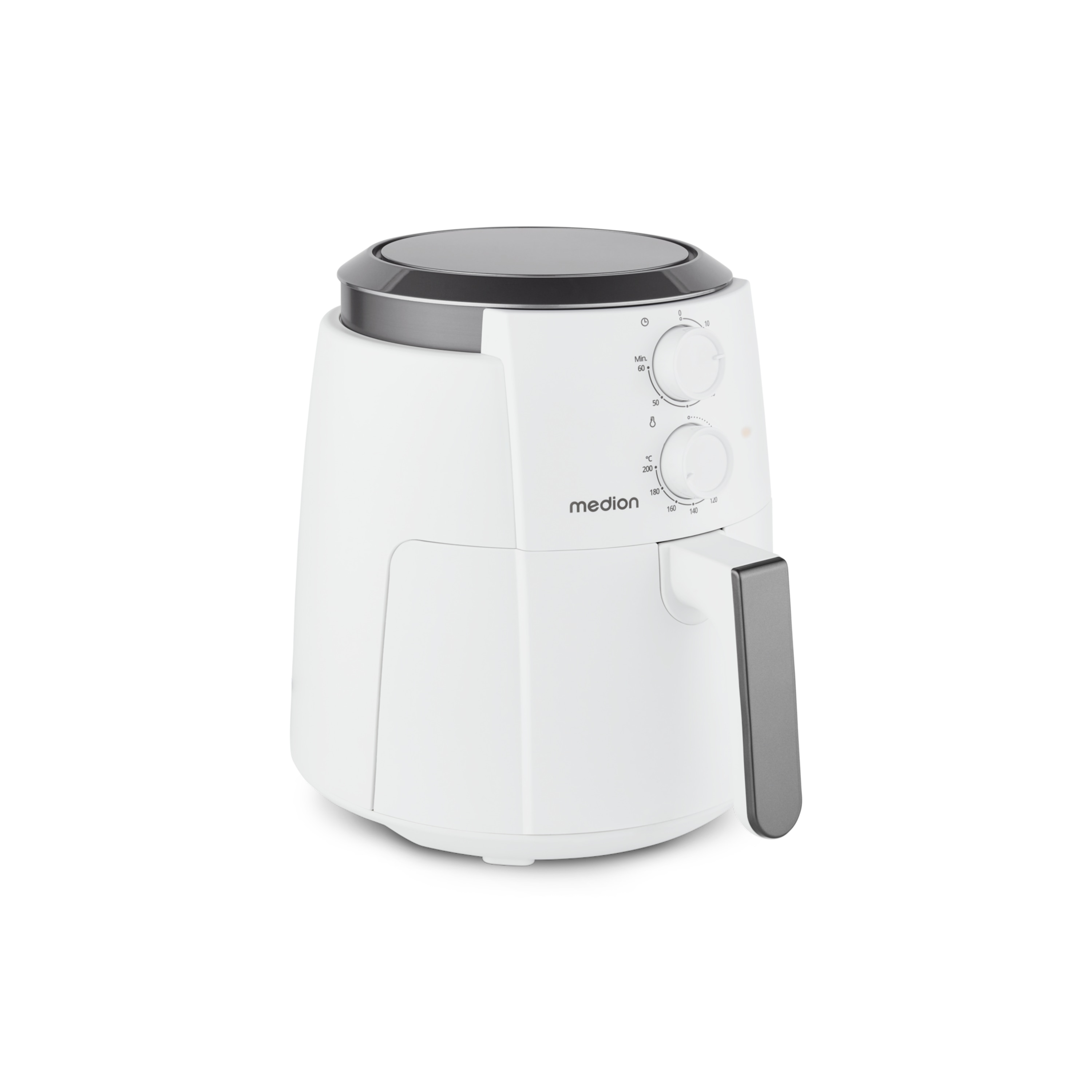 MEDION® LIFE Heißluftfritteuse P30 L (MD13020), 100 Rezepte in der Life+ App¹, 4,7 Liter Fassungsvermögen, 1.500 Watt, 60 min. Timer