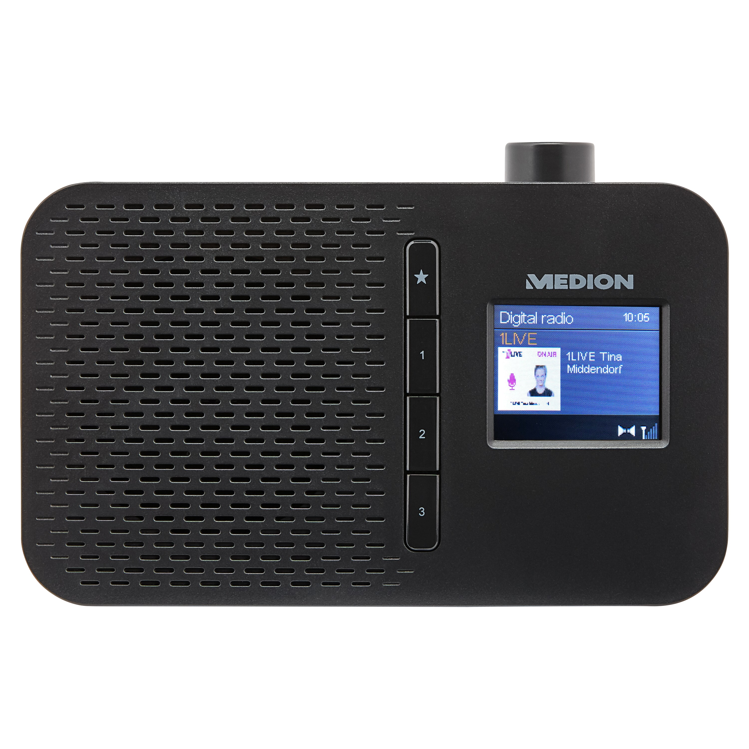 MEDION® LIFE® E66487 Tragbares DAB+ Radio, 4,57 cm (1,8