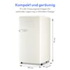 MEDION® LIFE® Retro-Kühlschrank MD 37800, 91 Liter Kühlraum, 38 dB, höhenverstellbare Füße, Energieverbrauch: 85 kWH/Jahr