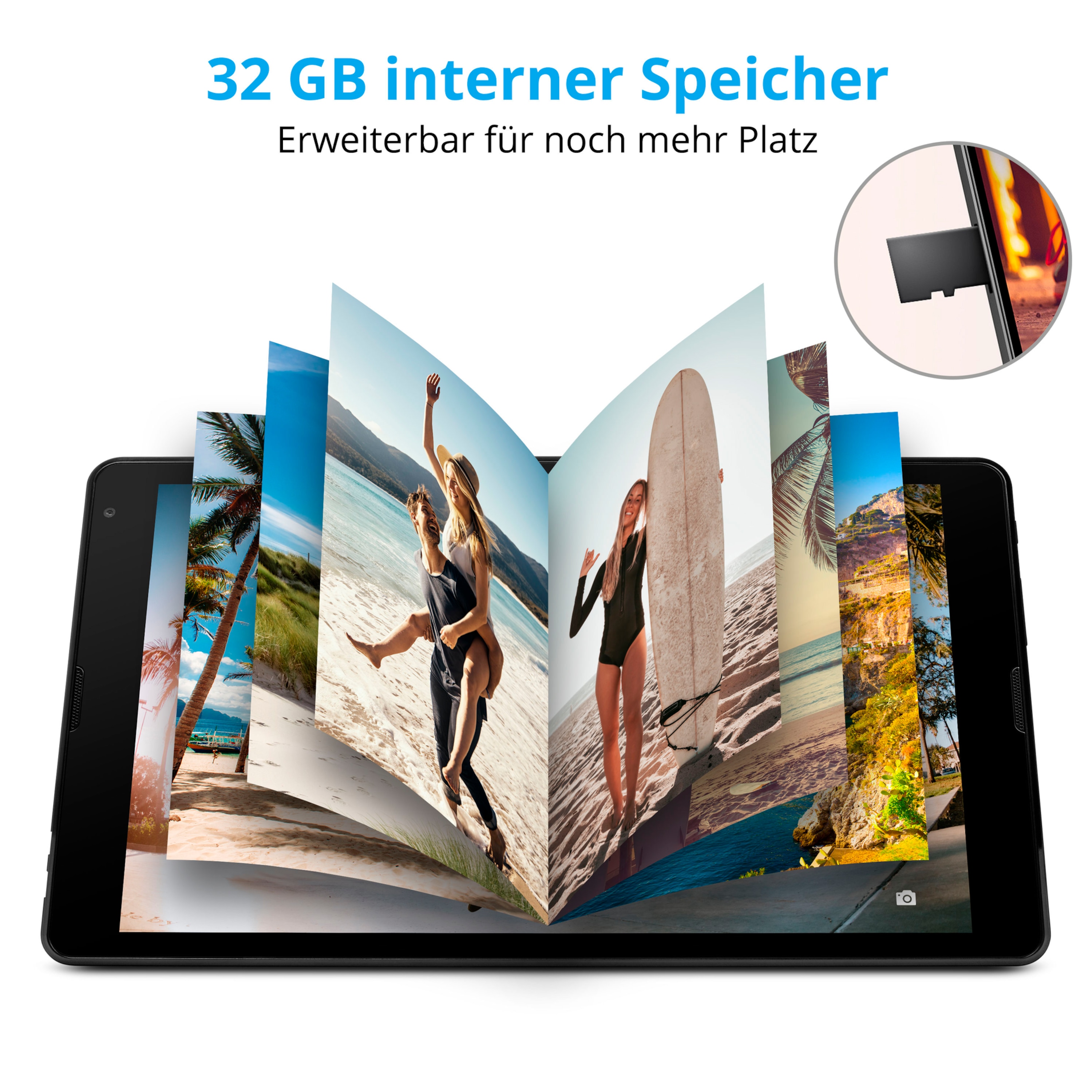 MEDION® LIFETAB® E10420 Tablet, 25,7 cm (10,1“) HD Display, Betriebssystem Android™ 10, 32 GB Speicher, 2 GB RAM, Quad Core Prozessor  (B-Ware)